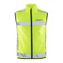 Craft Weste Visibility Vest (Sicherheitsweste für Radfahrer, Läufer, 360° Design-Elemente) neongelb Herren